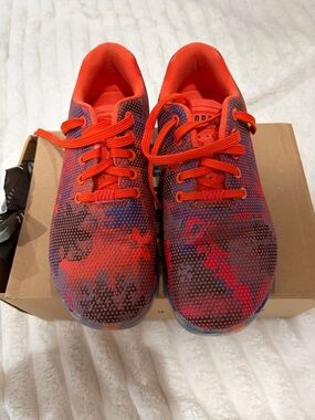 NOBULL Orange and Blue Knit Training Shoes